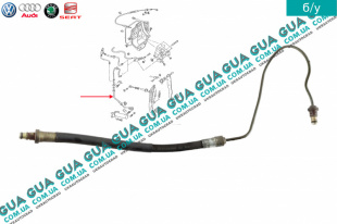 Трубка / шланг системы сцепления   
