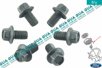 Болт / винт крепления корзины сцепления M8X13 ( комплект 6 шт. ) Ford / ФОРД ESCORT 1992-1995 / ЭСКОРТ 92-95 1.8i 16V (1796 куб.см. )