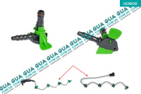 Штуцер / коннектор трубки обратки топлива с фиксатором ( Г - образный пластмассовый ) 1шт Ford / ФОРД MONDEO V / МОНДЕО 5 1.6TDCI (1560куб.см.)