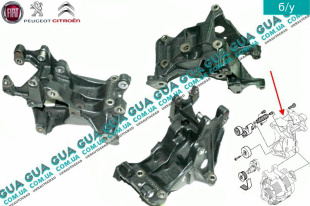 Кронштейн генератора ( натяжного механизма ремня )   