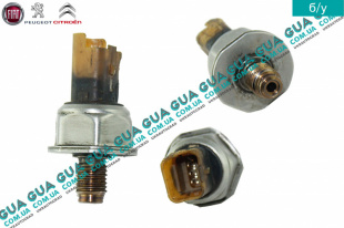 Датчик, давление подачи топлива ( Датчик давления топлива в рейке / Редукционный клапан )	   