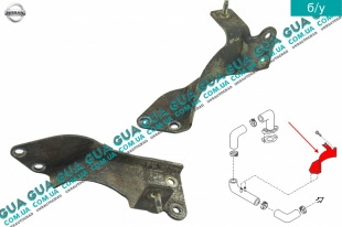 Кронштейн патрубка интеркулера  Nissan / НИССАН ALMERA N16 / АЛЬМЭРА Н16 2.2 DCI ( 2184 куб.см.)