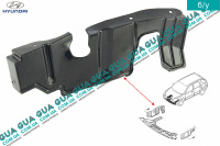 Декоративная крышка / накладка / защита двигателя ( правая ) Hyundai / ХЮНДАЙ TUCSON 2004-2010 2.0CRDi (1991 куб.см.)