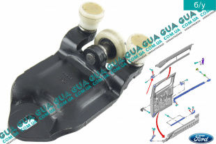 Ролик боковой правой сдвижной двери верхний Ford / ФОРД TRANSIT ( CUSTOM ) 2013- / ТРАНЗИТ (КАСТОМ) 13- 2.2 TDCI (2198 куб.см.)