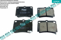 Тормозные колодки задние Mitsubishi / МИТСУБИСИ PAJERO III 2000-2006 / ПАДЖЕРО 3 00-06 2.5TD 4WD (2477 куб.см.)