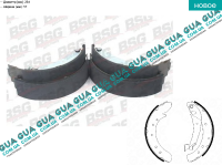 Тормозные колодки задние ( барабанные ) ( 1.8 t )