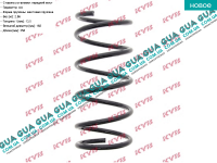Пружина передняя Peugeot / ПЕЖО PARTNER M59 2003-2008 / ПАРТНЕР М59 03-08 1.9D (1868 куб.см.)