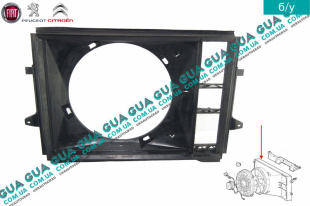 Дефлектор / диффузор основного радиатора   