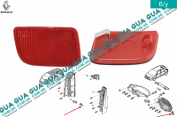 Отражатель заднего бампера ( катафот  левый )