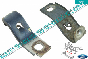 Кронштейн крепления решетки радиатора нижний центральный Ford / ФОРД FOCUS I 1998-2004 / ФОКУС 1 98-04 1.8TDCI (1753 куб. см.)