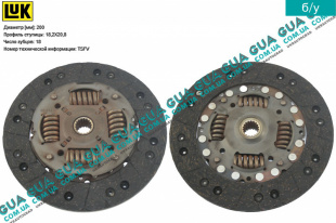 Диск сцепления ( фередо ) D200   