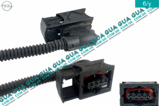 Фишка / разьем датчика давления наддува, Мапсенсора / расходомера 4 контакта    