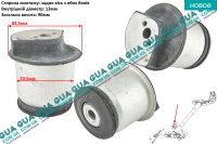 Сайлентблок задней балки передний ( втулка ) 1 шт Opel / ОПЕЛЬ ASTRA H 2004-2014 / АСТРА 04-14 1.4 (1364 куб.см.)