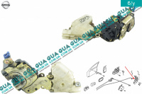 Замок передней левой двери ( электрический 4 пина)  Nissan / НИССАН ALMERA N16 / АЛЬМЭРА Н16 2.2 DCI ( 2184 куб.см.)