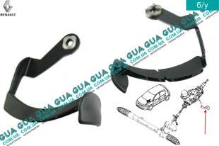 Ручка регулировки угла положения рулевой колонки ( штурвала / руля )   