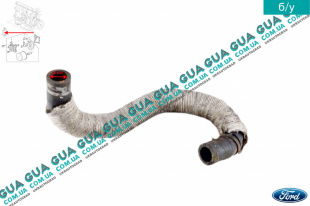 Патрубок / шланг системы отопления / трубка радиатора печки    