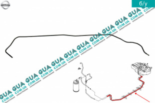 Патрубок / трубка топливной системы магистральная ( подача )   