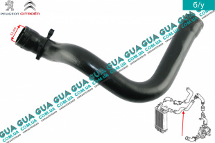 Патрубок интеркулера от турбины к радиатору   