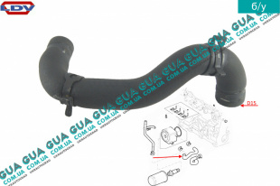 Патрубок масляного радиатора / трубка системы охлаждения ( шланг теплообменника )   