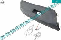 Накладка передней правой ручки двери внутренняя ( корпус кнопки стеклоподъемника )