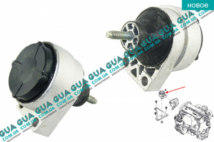 Подушка ( опора ) двигателя правая Ford / ФОРД FOCUS I 1998-2004 / ФОКУС 1 98-04 1.8 V16 (1796 куб. см.)