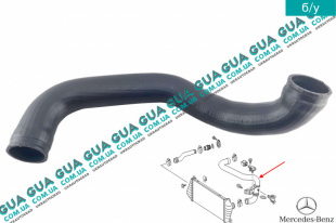 Патрубок интеркулера верхний левый   