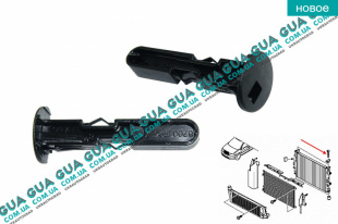 Фиксатор радиатора верхний   