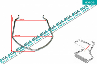 Стопор / фиксатор патрубка интеркулера ( удерживающая пружина / скоба ) 1ШТ   