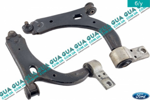 Рычаг передний левый Ford / ФОРД FIESTA V 2001-2008 / ФИЕСТА 5 1.25 16V (1242 куб.см.)