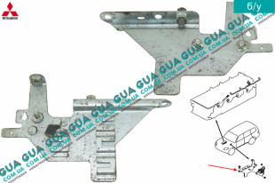 Кронштейн реле свечей накала Mitsubishi / МИТСУБИСИ PAJERO IV 2006- / ПАДЖЕРО 4 06- 3.2DI-D (3200 куб.см.)