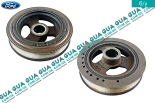 Шкив коленвала демпферный 6 ручейков ( Шкив коленчатого вала )   