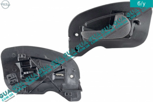 Ручка двери внутренняя передняя правая Opel / ОПЕЛЬ CORSA C 2000-2009 / КОРСА С 00-09 1.7DTI V16 (1686 куб. см.)