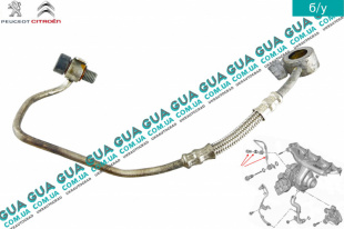 Трубка подачи масла в турбину 2.0HDI EURO 6   