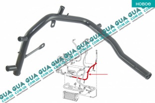 Патрубок / трубка системы охлаждения ( метал )   