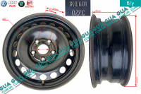 Диск колесный R15 6Jx15H2 ET47 металлический ( стальной / железный ) Seat / СЕАТ ALTEA 2004- 1.6LPG (1595 куб.см.)