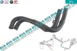 Патрубки / трубки топливной системы к фильтру ( трубка топлива комплект )    