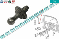 Палец шарнира телескопической рейки ляды VW / ВОЛЬКС ВАГЕН TRANSPORTER V 2003- / ТРАНСПОРТЕР 5 03- 2.0TDI (1968 куб.см.)