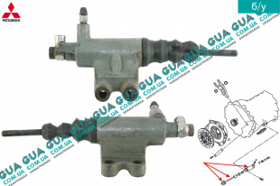 Рабочий цилиндр сцепления Mitsubishi / МИТСУБИСИ PAJERO III 2000-2006 / ПАДЖЕРО 3 00-06 3.2DI-D (3200 куб.см.)