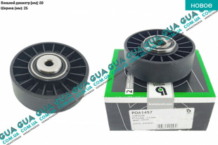 Натяжной ролик ремня генератора ( паразитный ) D80x25 1шт.   