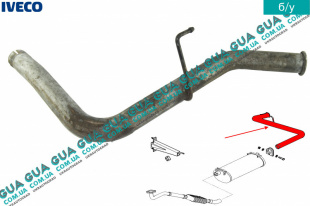 Выхлопная труба задняя часть англ   