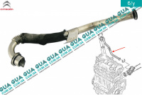 Трубка ( патрубок ) клапана ЕГР / EGR Ford / ФОРД FOCUS C-MAX 2007- / ФОКУС С-МАКС 07- 1.6TDCi (1560 куб. см.)