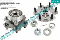 Ступица колеса передняя  ( комплект ступичных подшипников ) Mitsubishi / МИТСУБИСИ PAJERO IV 2006- / ПАДЖЕРО 4 06- 3.2DI-D (3200 куб.см.)