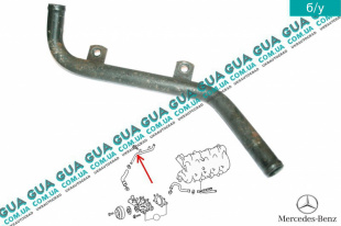 Патрубок / трубка системы охлаждения (метал )   