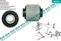 Сайлентблок рычага заднего нижней ( 1 шт ) Seat / СЕАТ LEON 2005- 1.6 (1595 куб.см.)