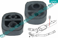 Резинка крепления глушителя задняя ( резиновое кольцо ) 1 шт