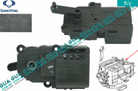 Привод заслонки печки ( моторчик / сервопривод ) SsangYong / САНГЙОНГ KYRON 2.0XDI (1998 куб.см.)