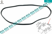 Уплотнитель ( направляющая ) заднего стекла / багажника ( универсал открывающееся стекло ) Renault / РЕНО LAGUNA II / ЛАГУНА 2 2.2DCI (2188 куб.см.),