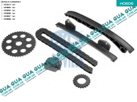 Комплект ГРМ ( цепь натяжитель башмак )  Ford / ФОРД KA / КА 1.3TDCI (1248 куб.см.)