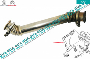 Трубка рециркуляции ЕГР / EGR   