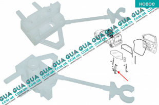 Ползунок стеклоподъемника правого   